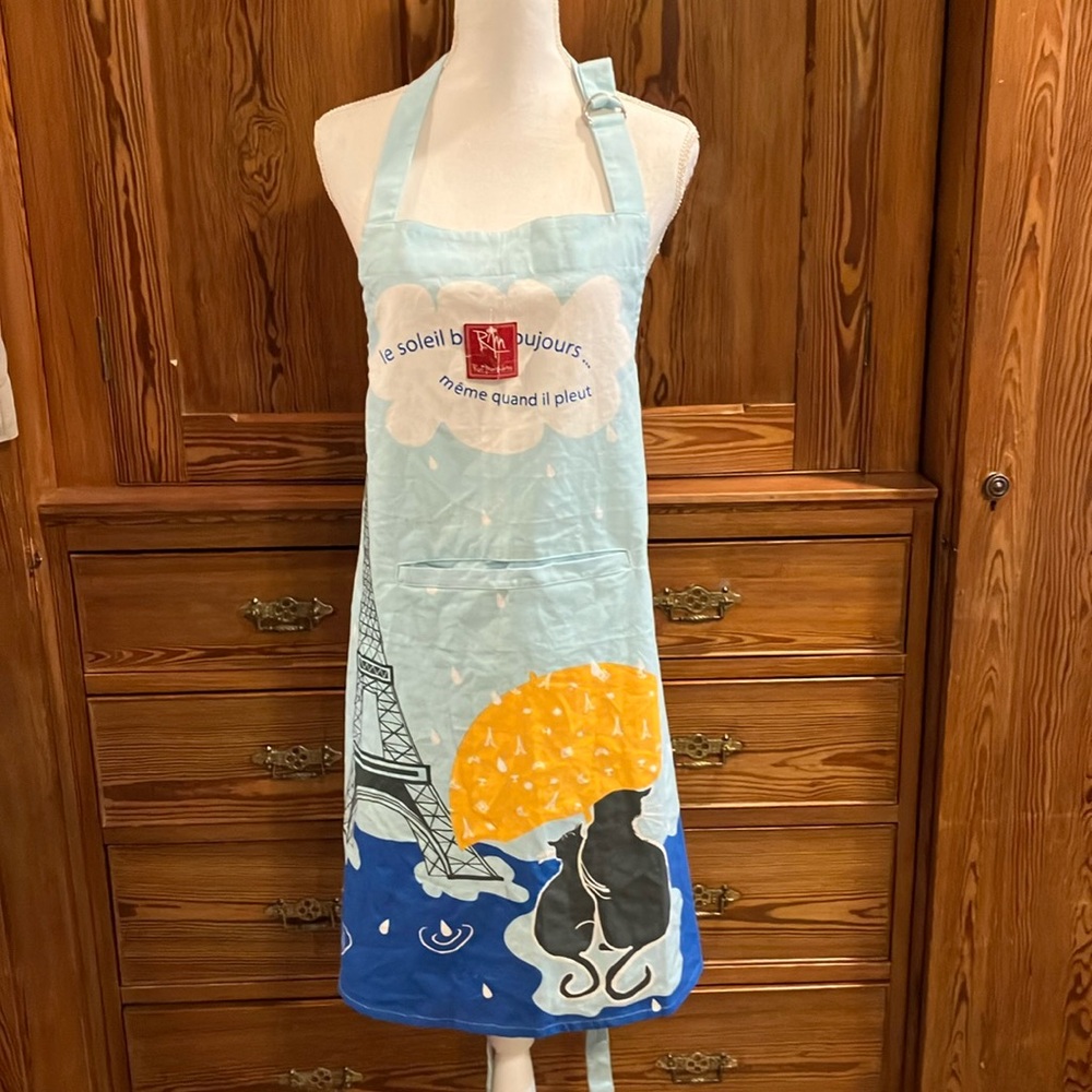 Rue Montmartre cat apron